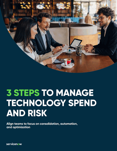 3 steps to manage technology spend and risk