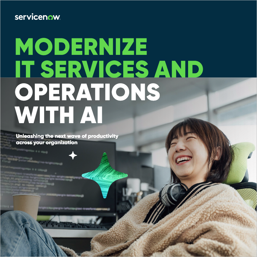 Modernize IT services and operations with AI
